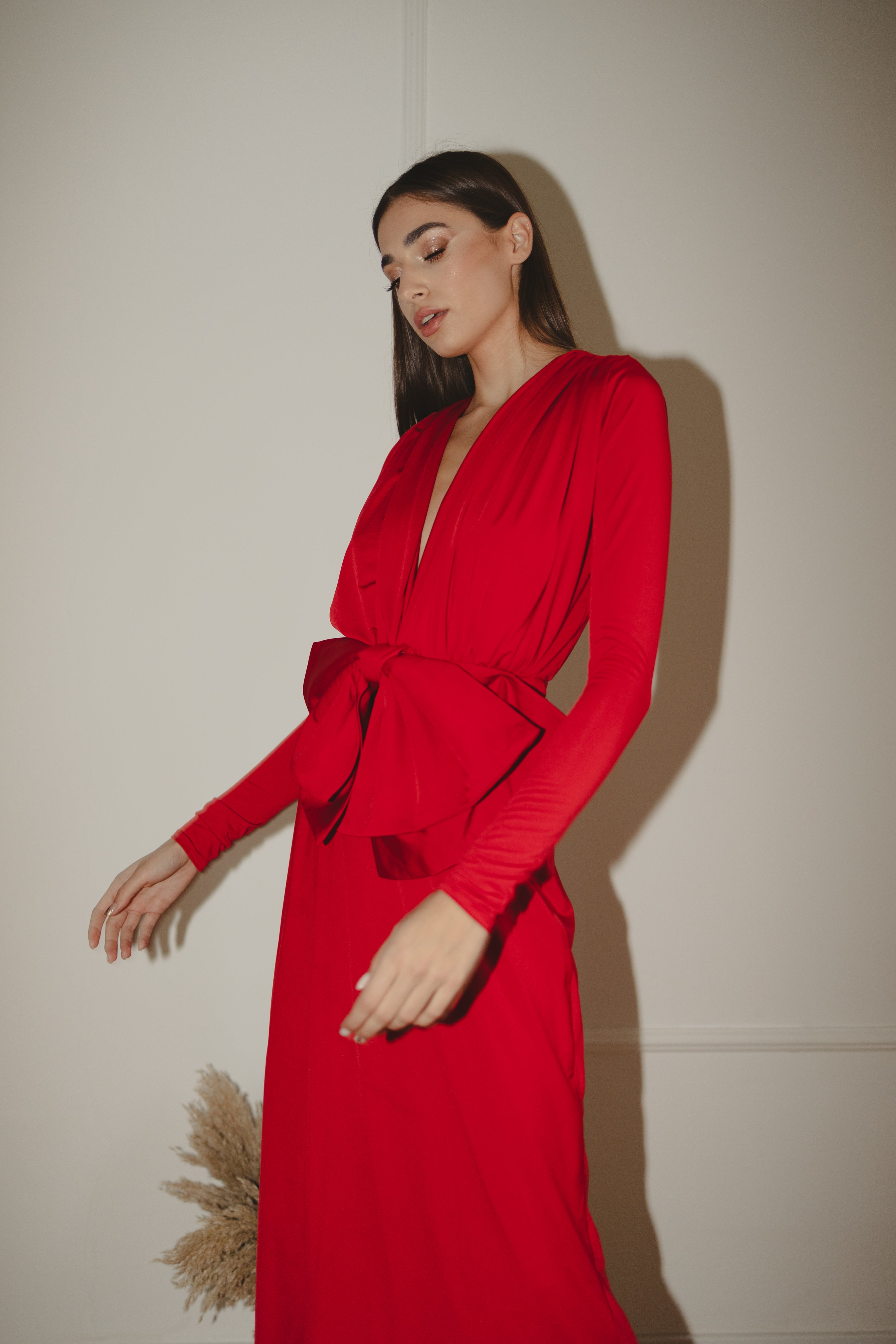 Alma - bow dress