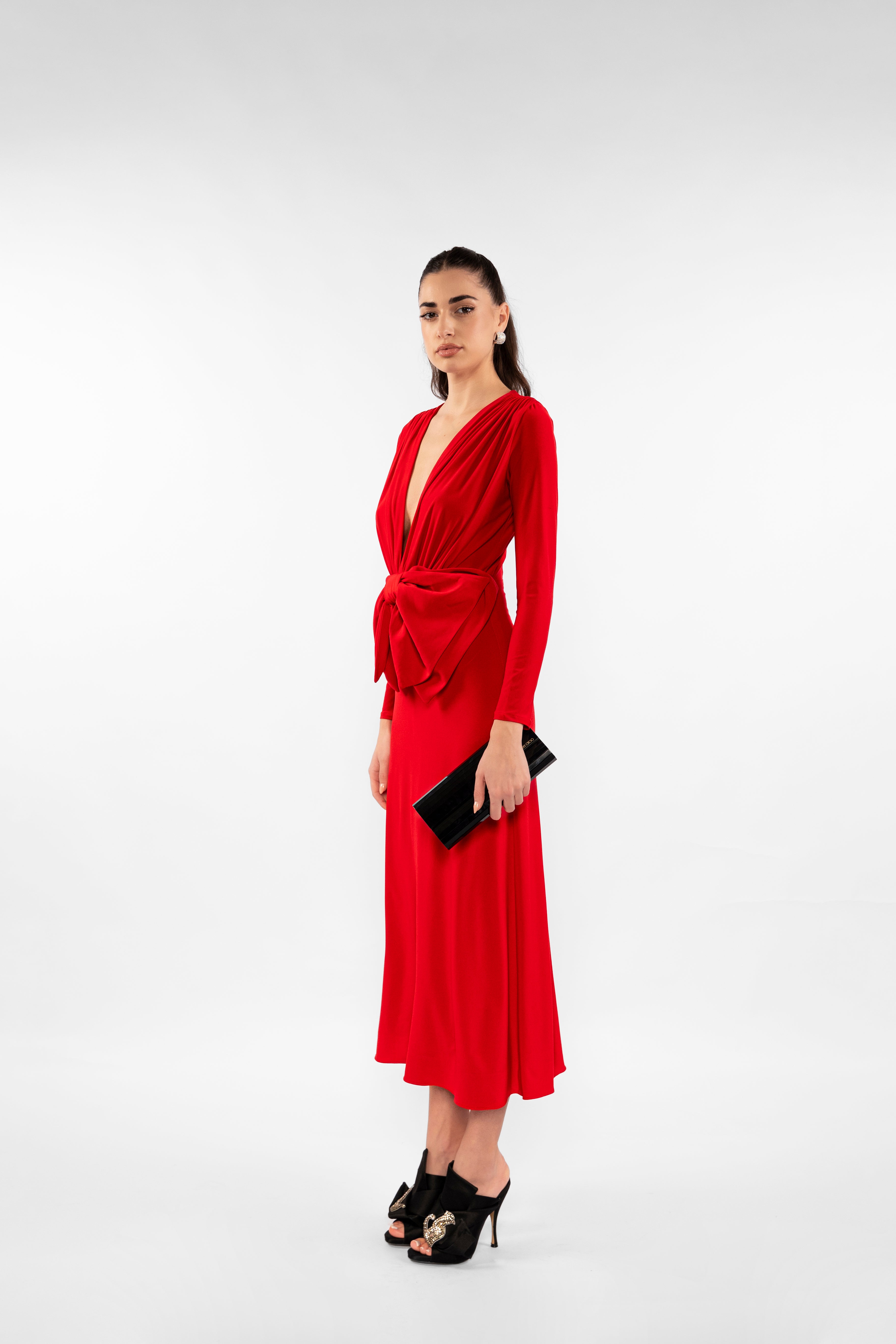 Alma - bow dress