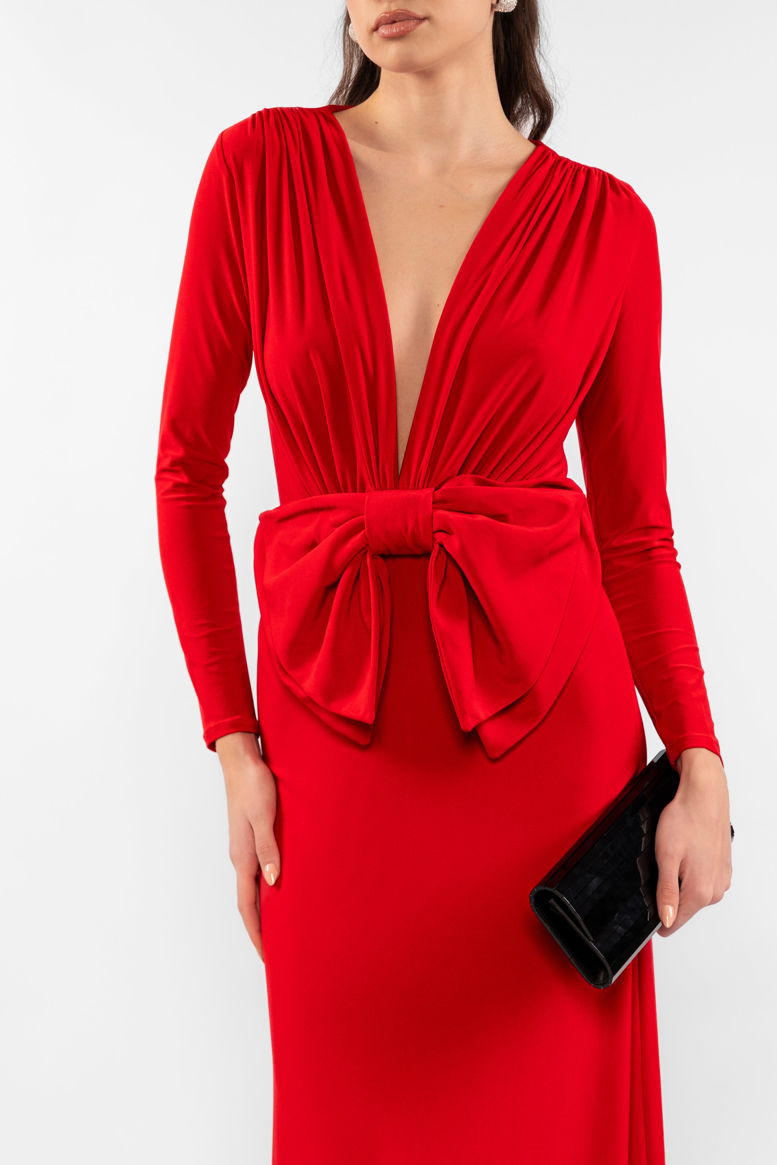 Alma - bow dress