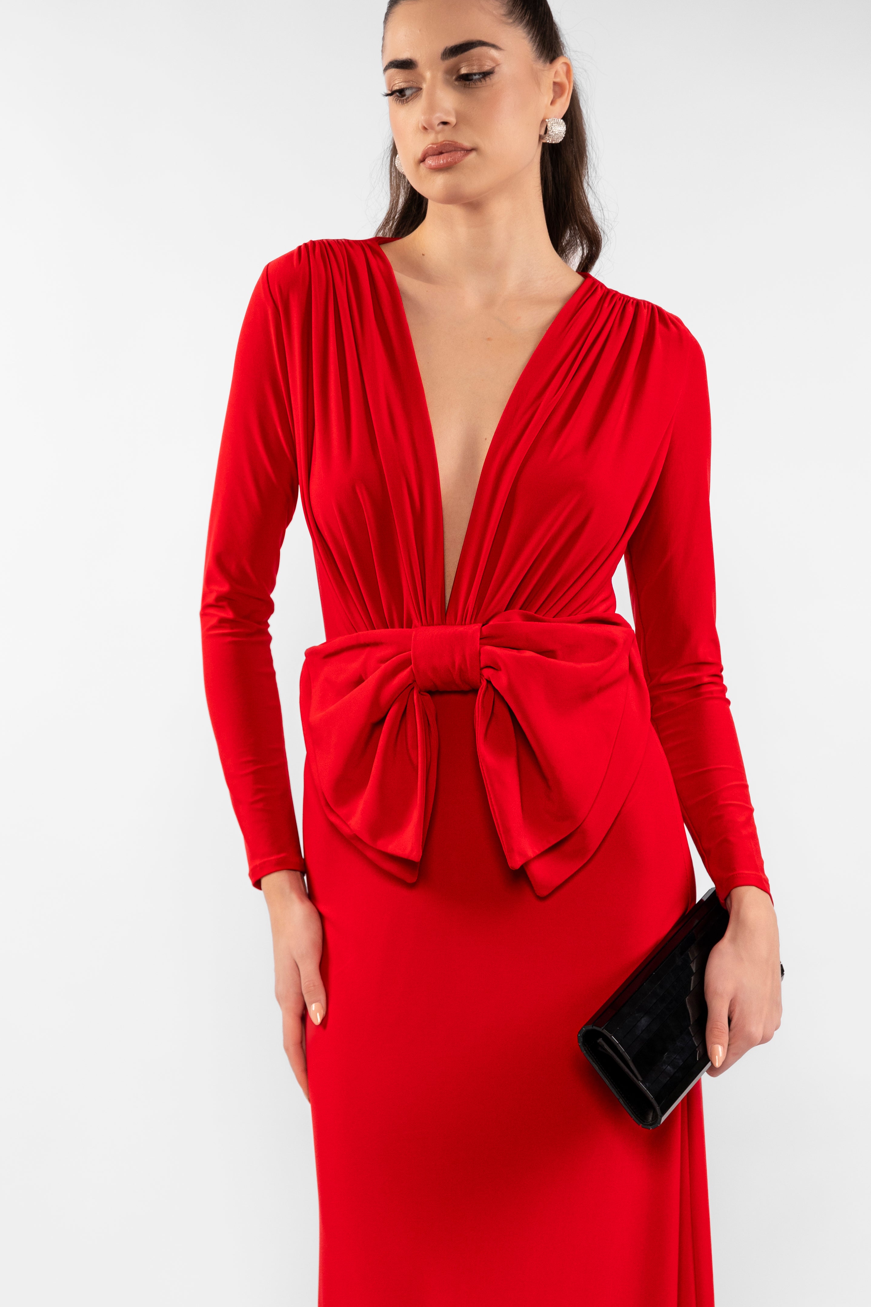 Alma - bow dress